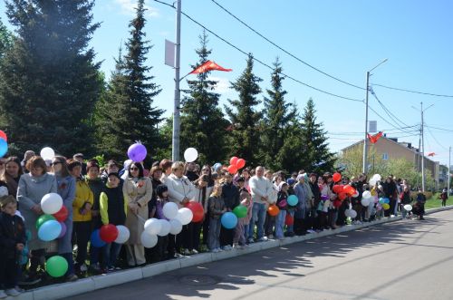 В Сарманово отметили 78-летие Великой Победы