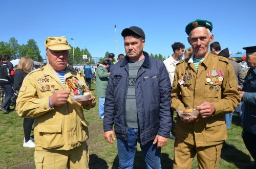 В Сарманово отметили 78-летие Великой Победы