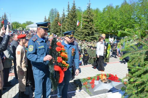В Сарманово отметили 78-летие Великой Победы
