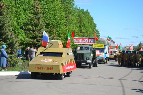В Сарманово отметили 78-летие Великой Победы