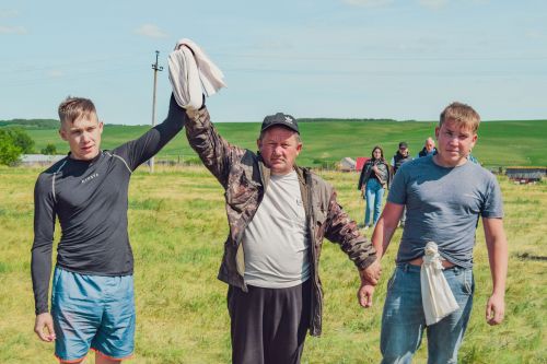 Шыгайда Сабантуен бердәм үткәрделәр