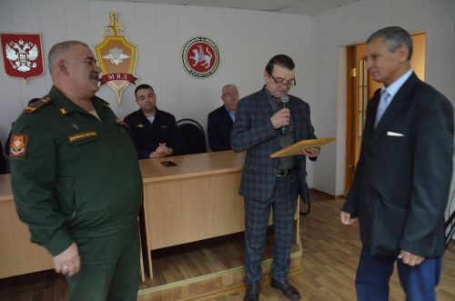 Җәлилдә эчке эшләр органнары ветераннары өчен ял бүлмәсе ачылудан фоторепортаж