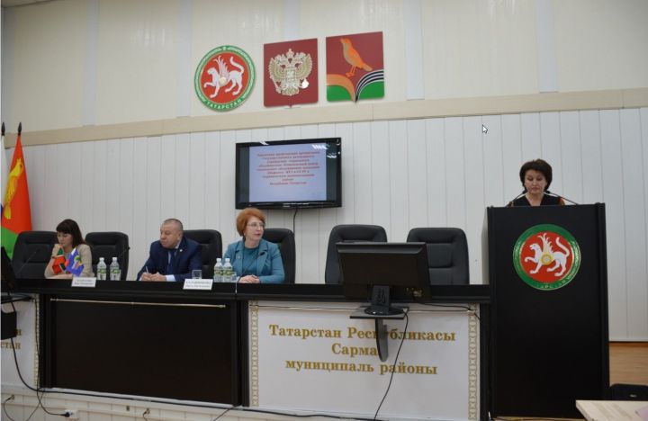 Районның профсоюз активы узган елга йомгак ясады, киләчәккә бурычлар билгеләде