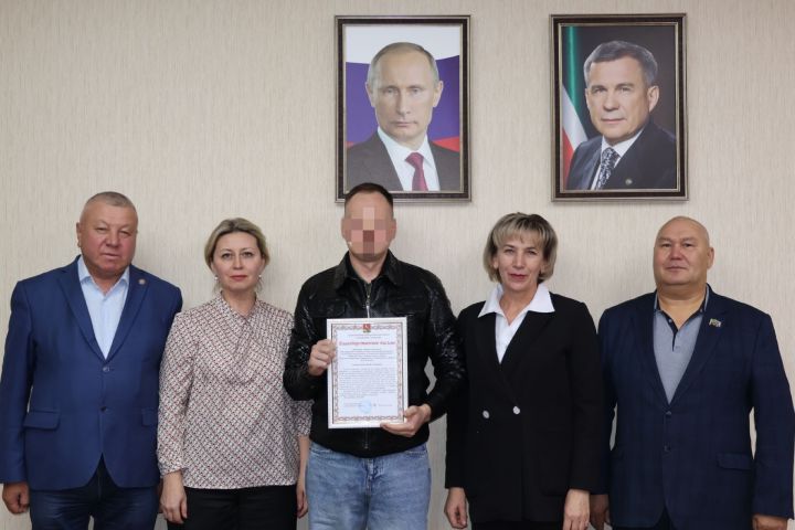 Боец СВО приехал в родной район в краткосрочный отпуск