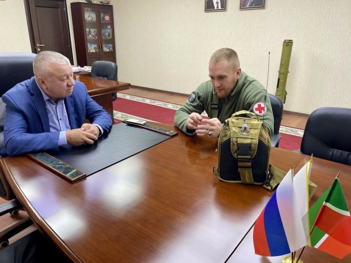 Сармановский волонтер привез трофеи для музея