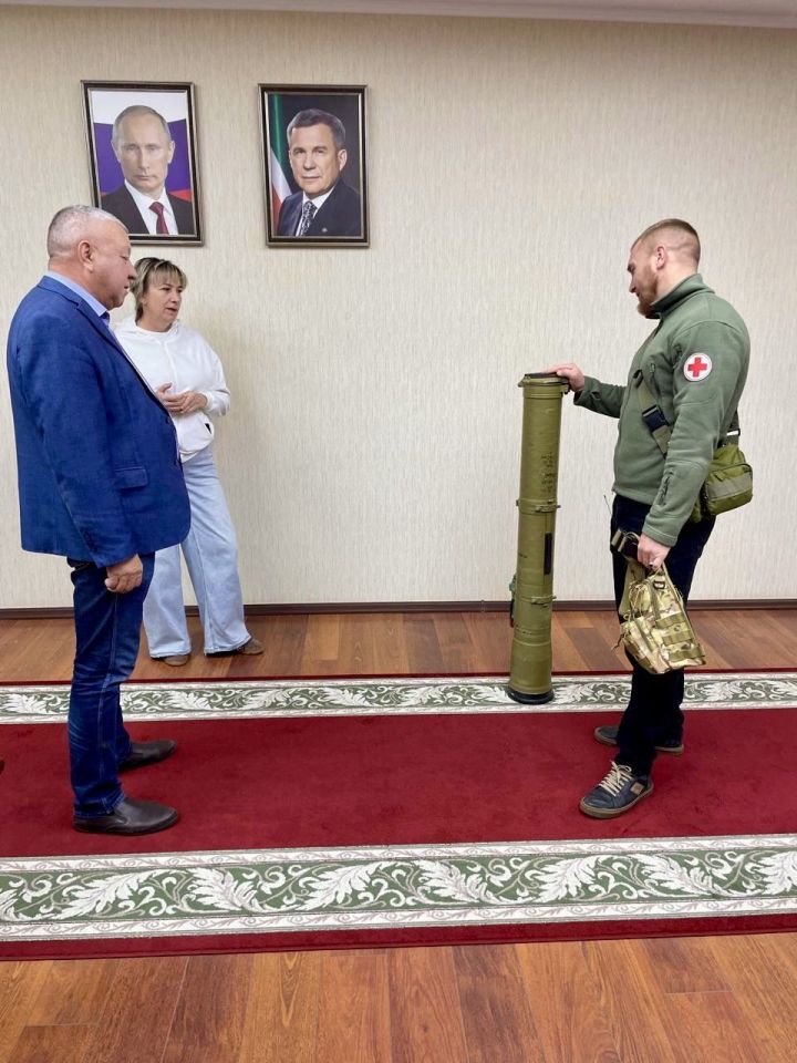 Сармановский волонтер привез трофеи для музея