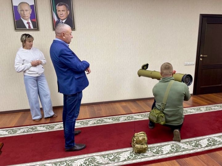 Сармановский волонтер привез трофеи для музея