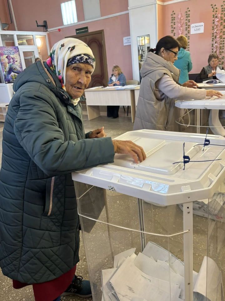 Руза Миргазямовна в 97 лет сама пришла на выборы