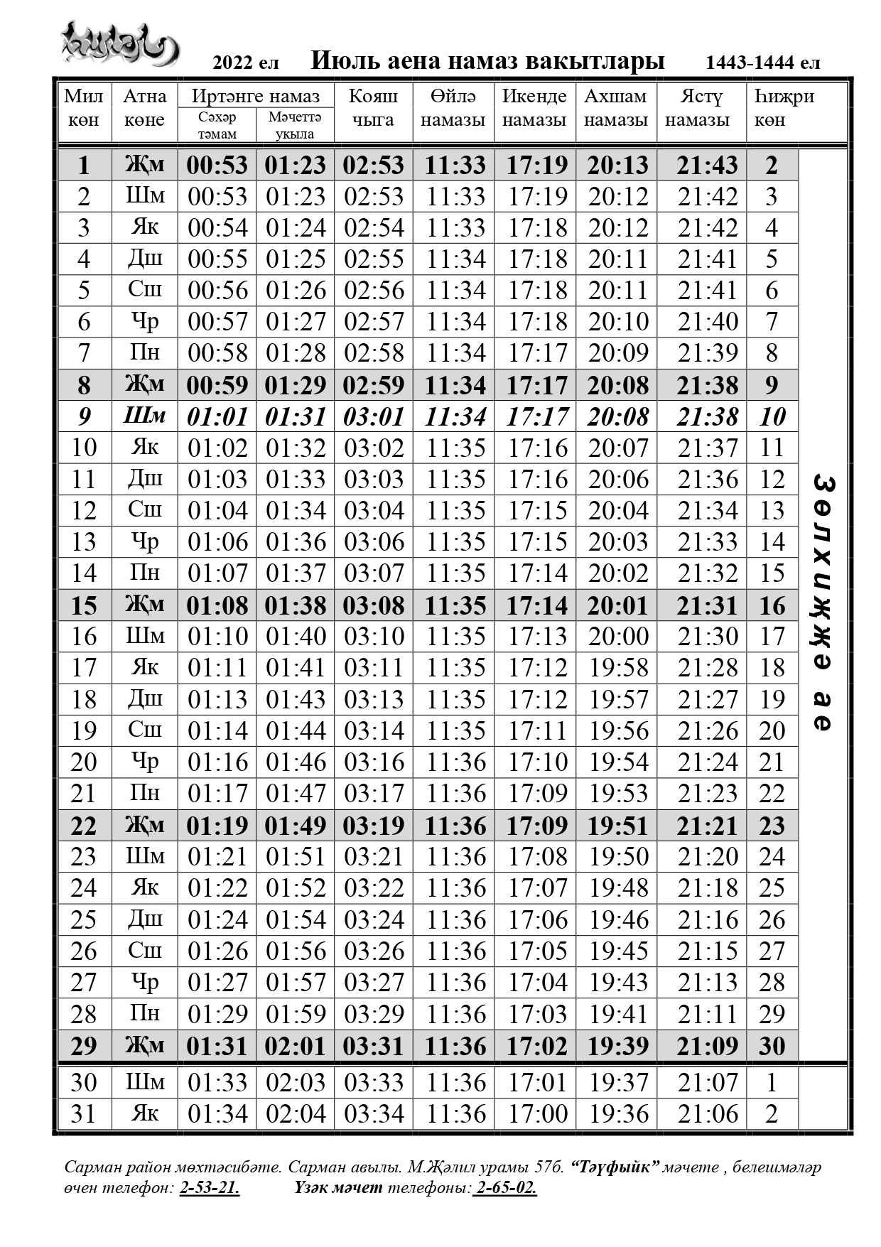 Расписание намаза в москве 2023. Намаз вакытлары Казань 2022 июль. Намаз вакыты Казань 2022. Намаз июль 2022. Календарь намаз Казань 2022.
