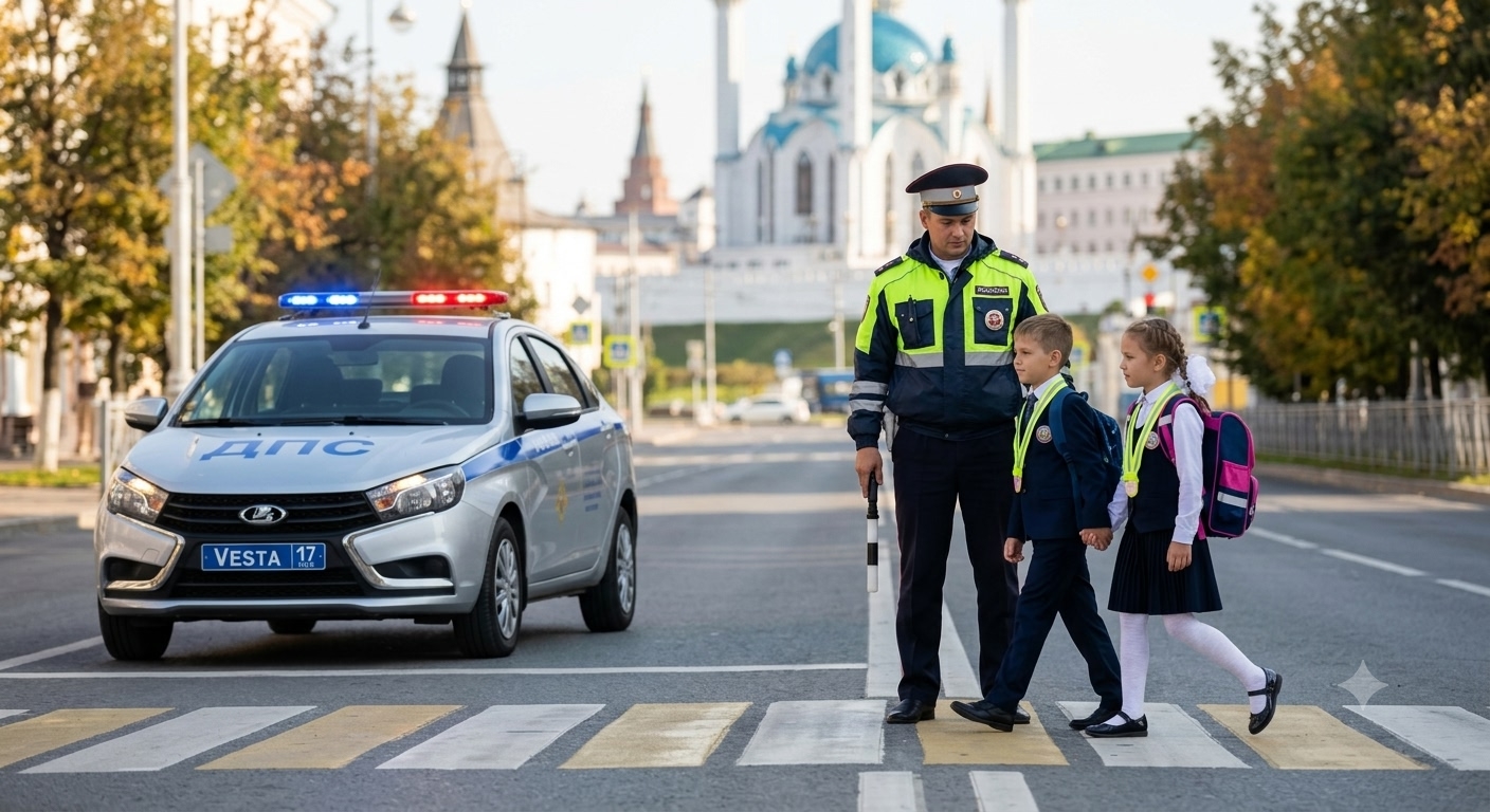 Госавтоинспекция Татарстана объявляет о старте акции «Внимание — дети!»