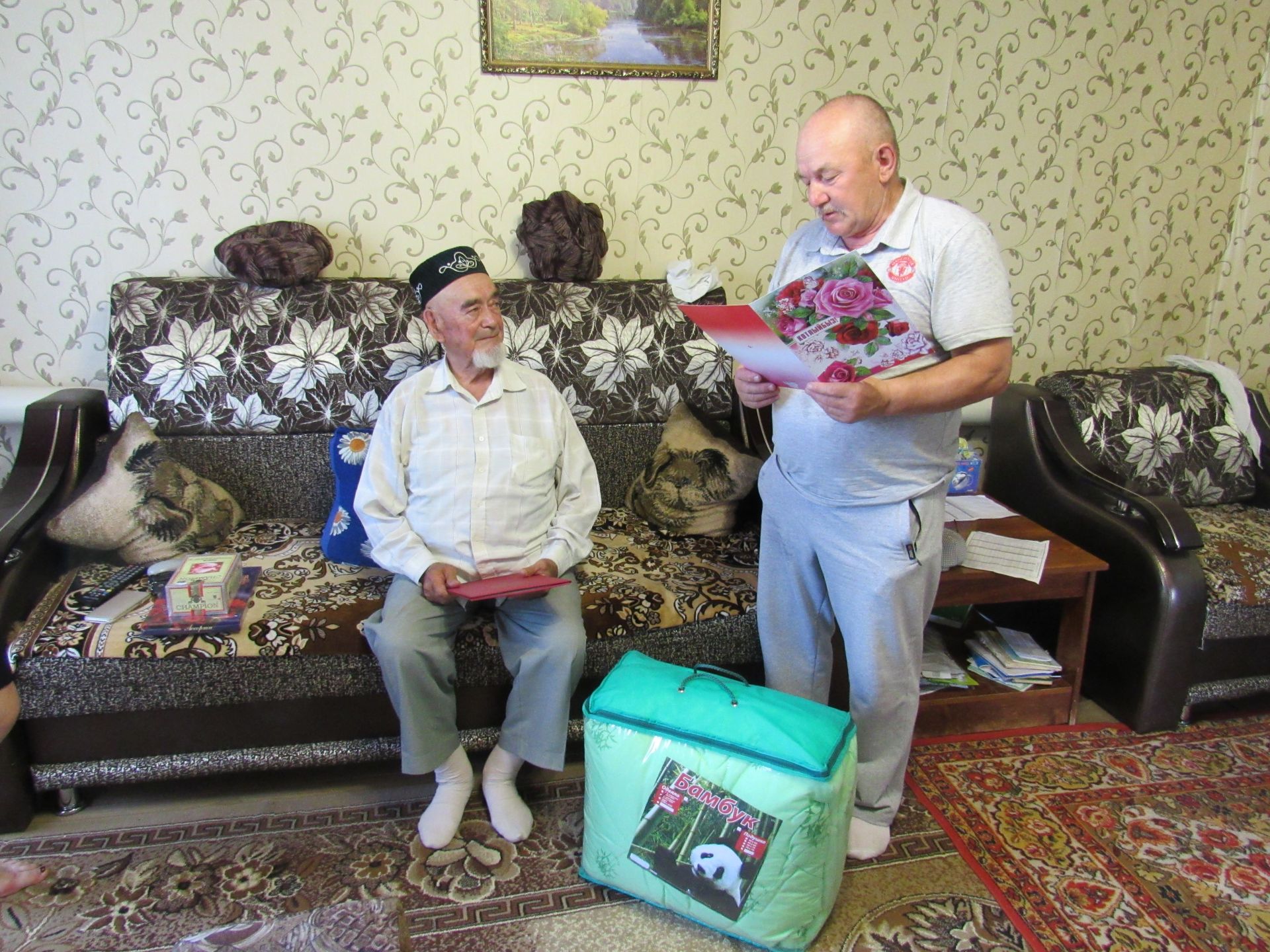 Бывшие сослуживцы поздравили Раиса&nbsp; Фатихова с 85-летием