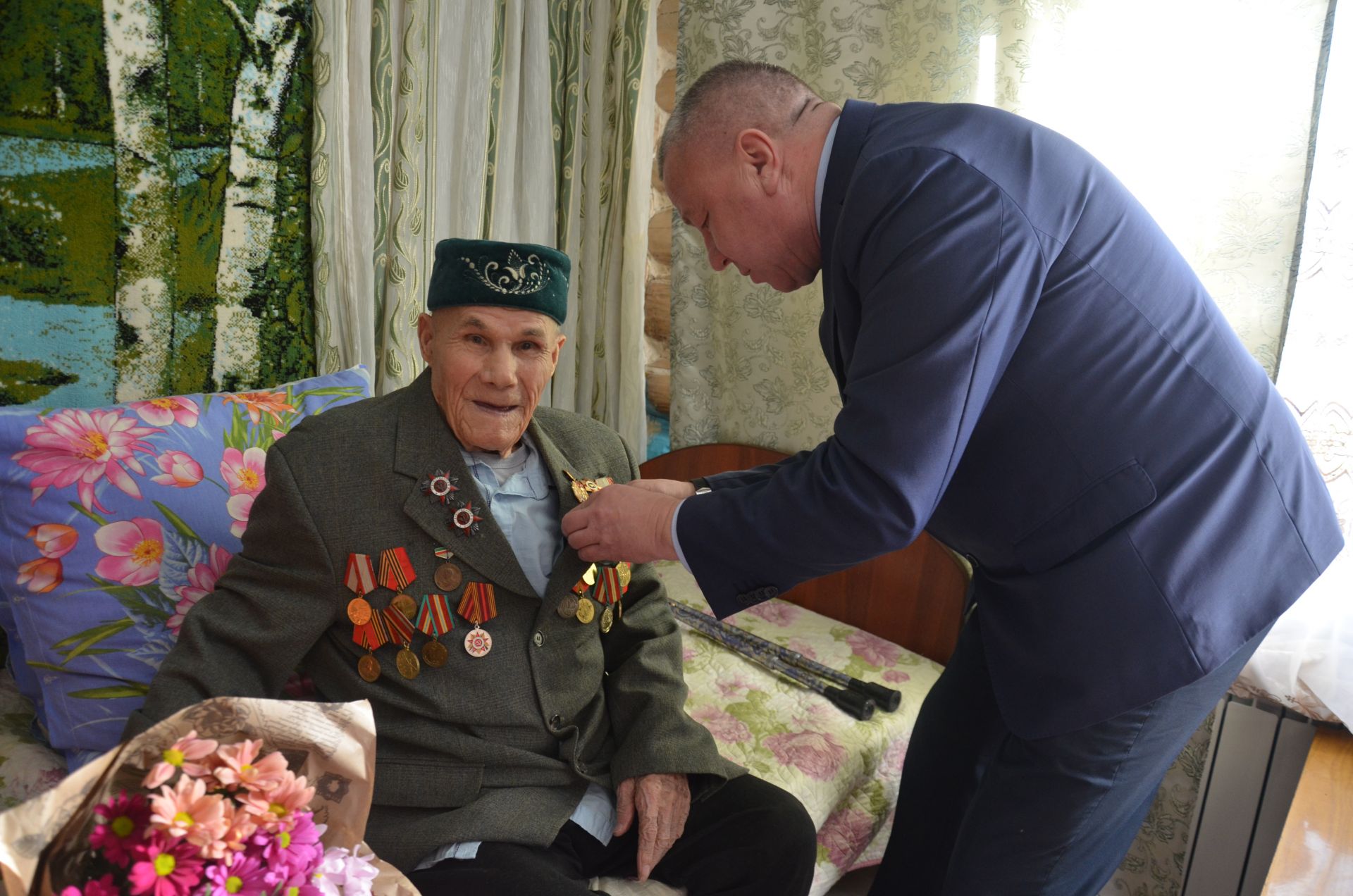 Район ветераннарына юбилей медальләре тапшырылды