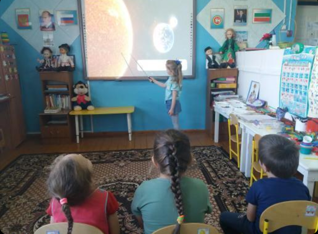 Воспитанники&nbsp; Карашай-Сакловского детского сада познакомились с "Тайнами звёздного неба"
