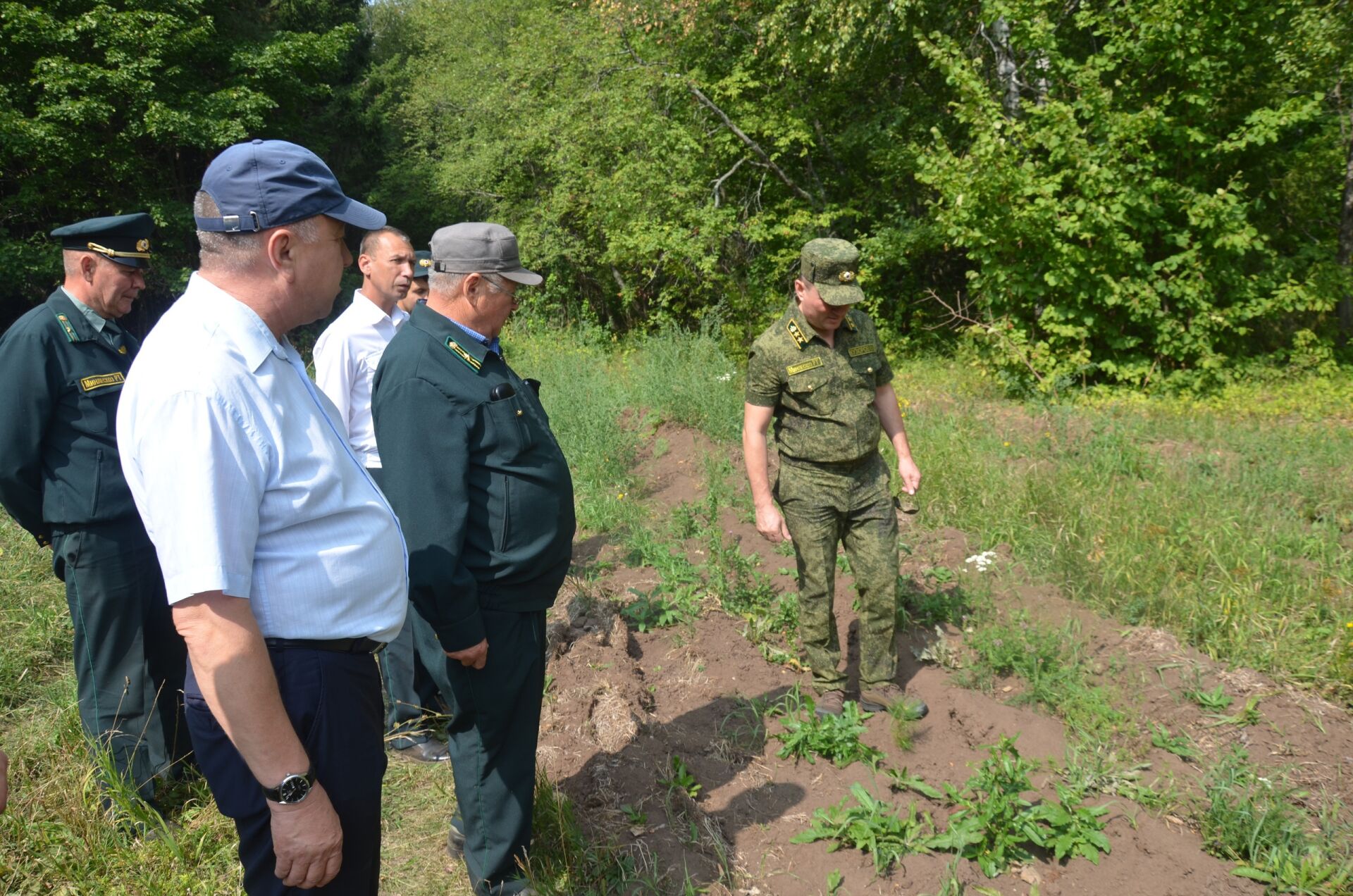 Районга республиканың Урман хуҗалыгы министры килде