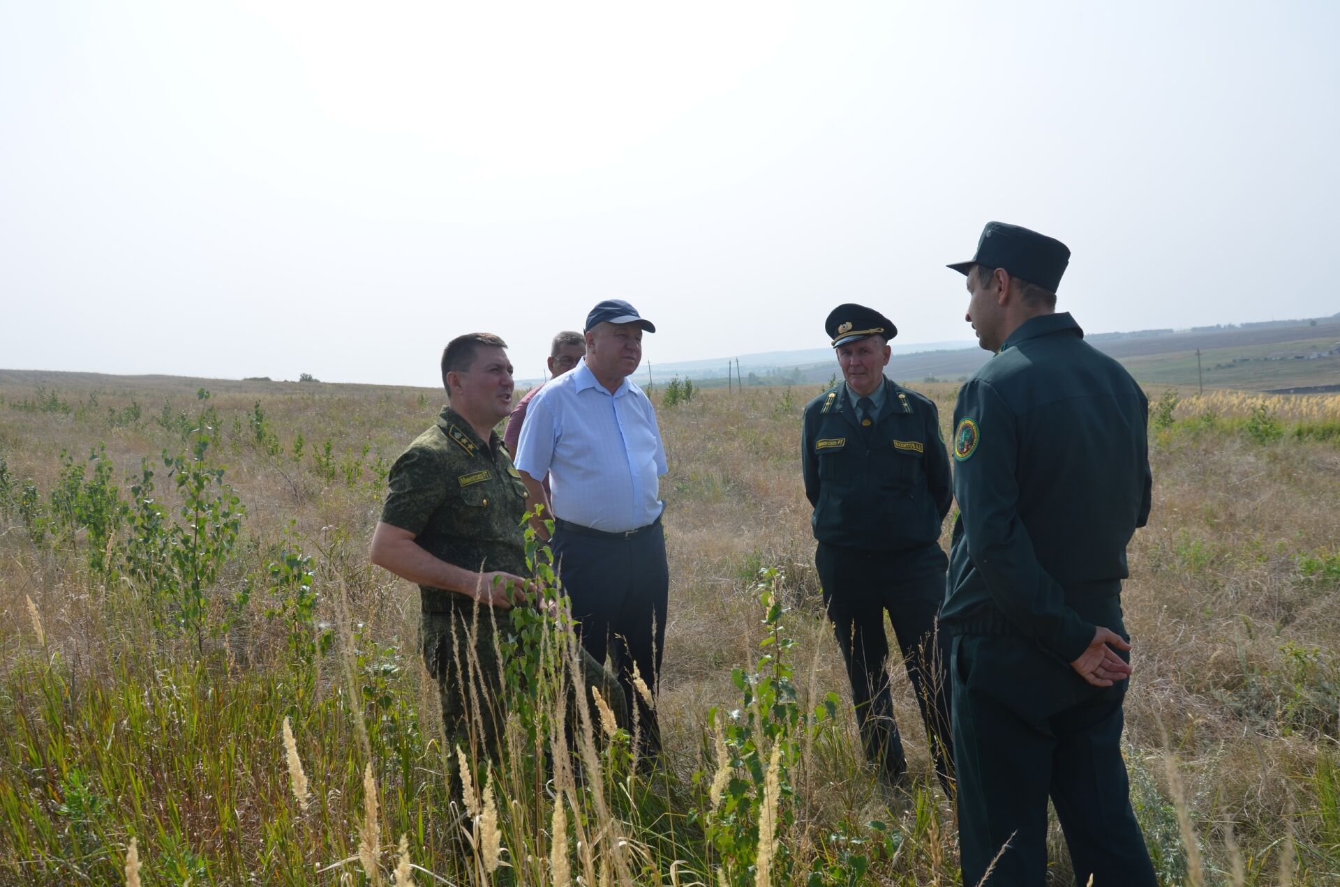 Районга республиканың Урман хуҗалыгы министры килде