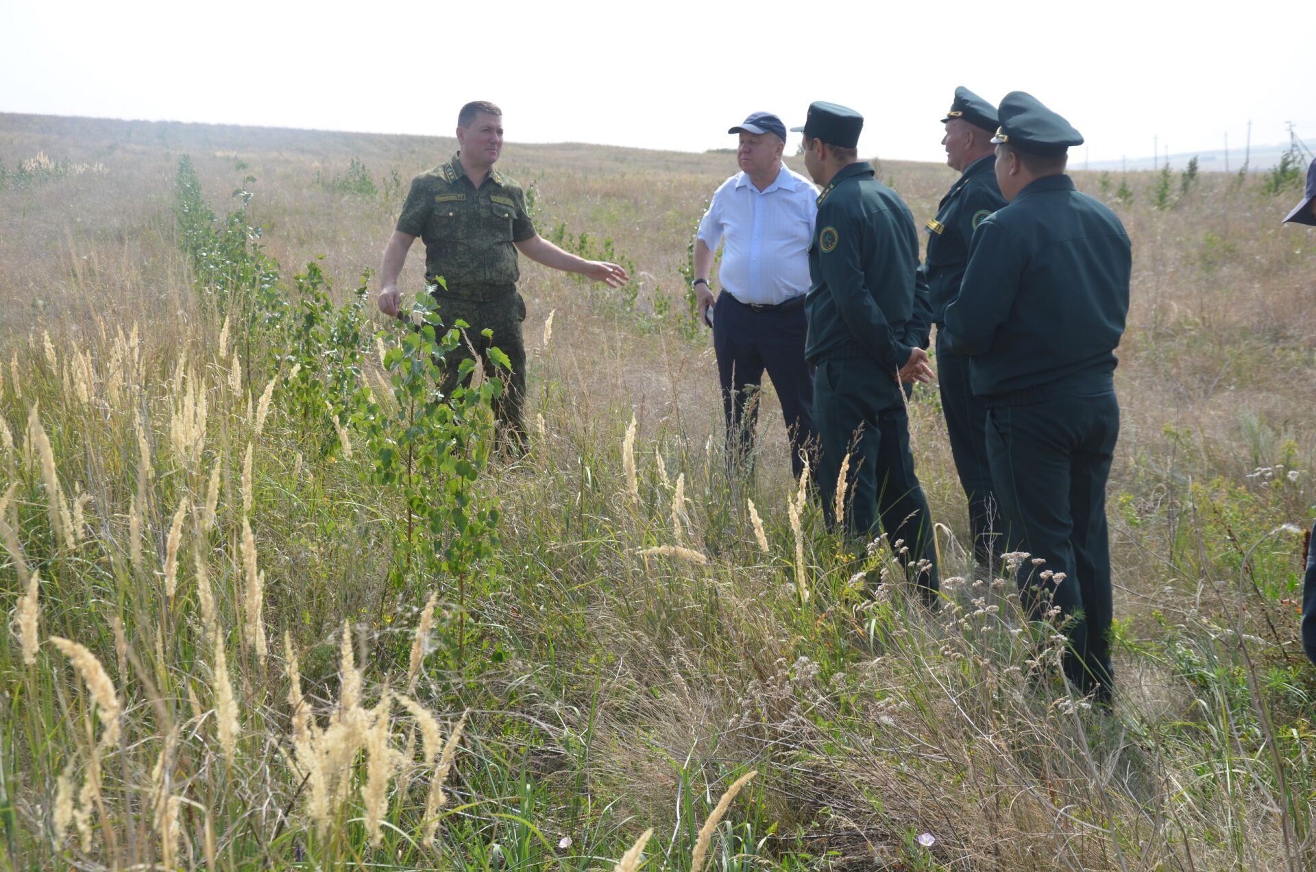 Районга республиканың Урман хуҗалыгы министры килде