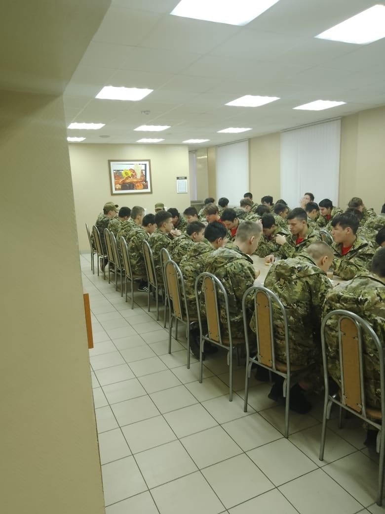 Учащиеся Джалильской гимназии проходят сборы в Нижнекамске