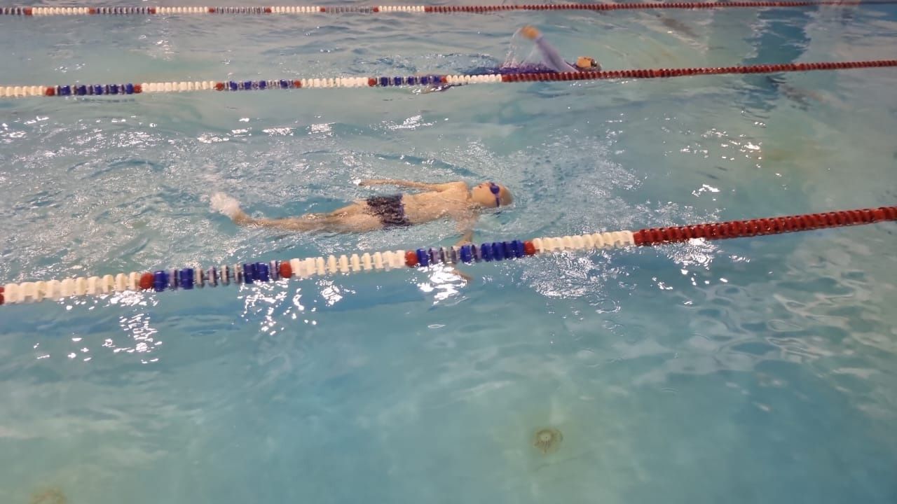 Воспитанники спортивной школы №1 приняли участие в эстафете по плаванию