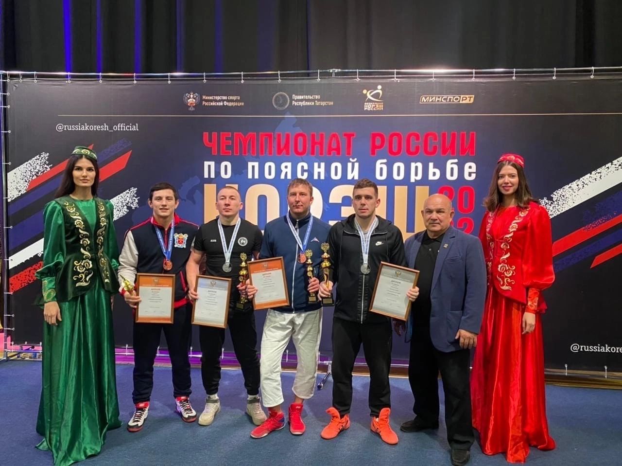 Тренер по борьбе Алмаз Миннехузин занял второе место на Чемпионате России