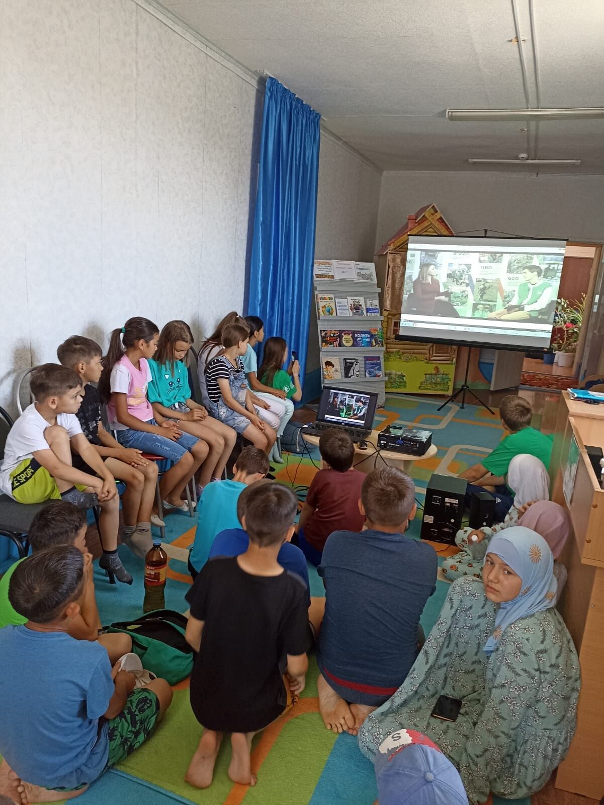 В Сармановской детской библиотеке было организовано экологическое путешествие