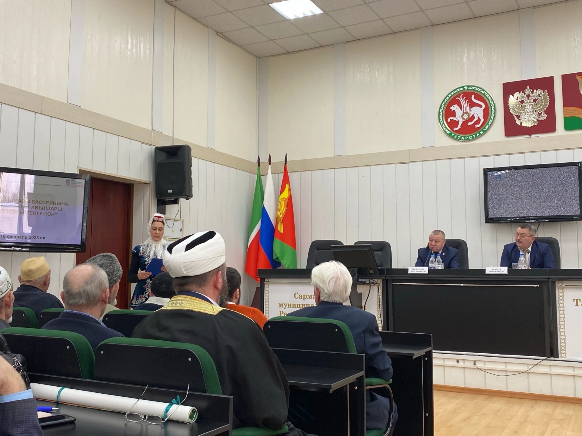Сарманда татар авылларының тарихы буенча түгәрәк өстәл үткәрелде