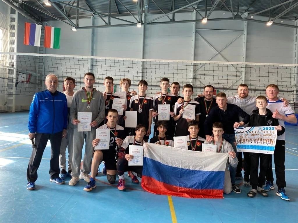 Сармановские волейболисты заняли второе место на Первенстве РТ