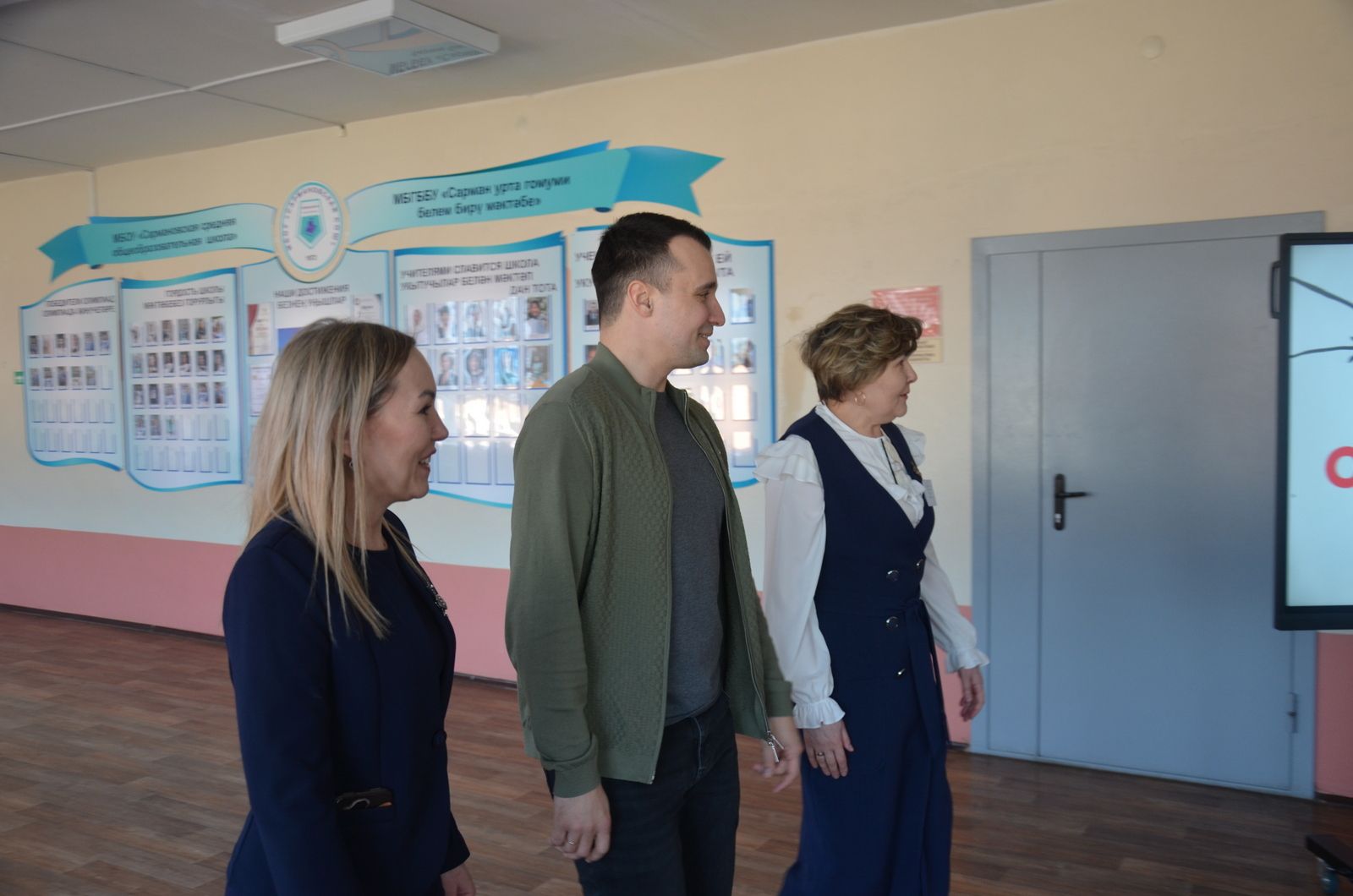 Школьники в районе встретились с Тимуром Сулеймановым