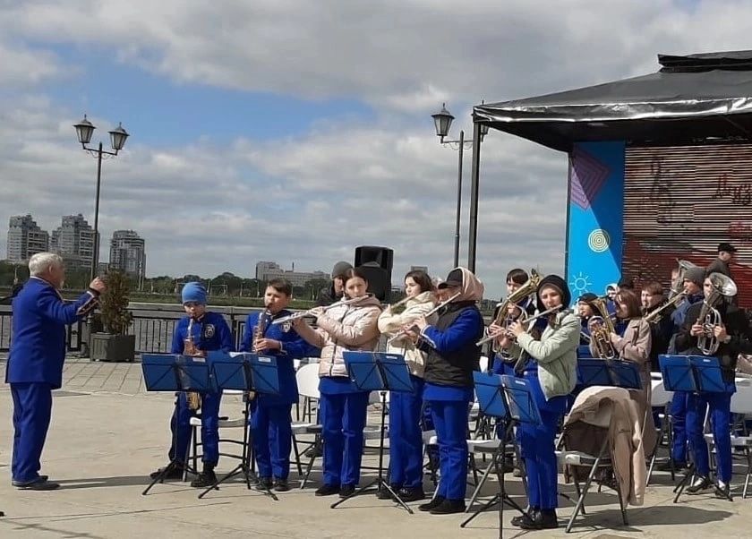 Джалильский детский оркестр принял участие в республиканском фестивале