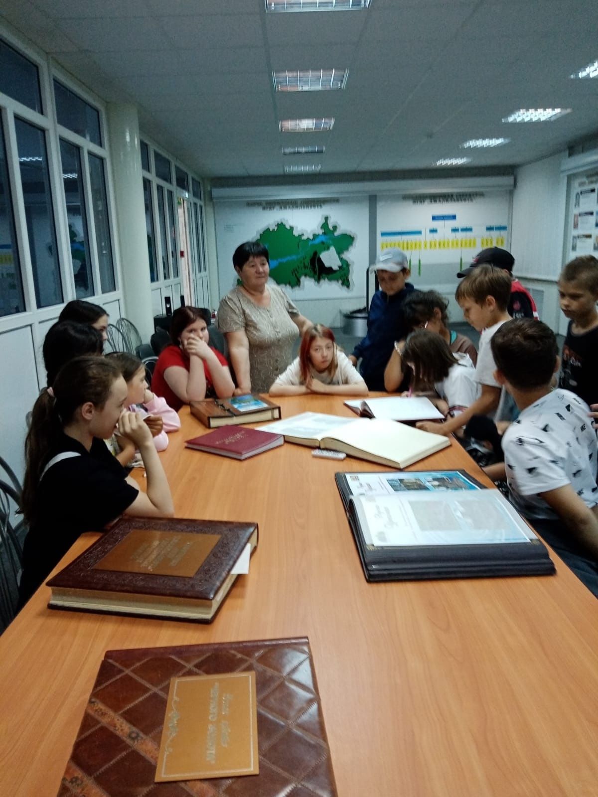 Учащиеся Джалильской СОШ №2 посетили музей поселка