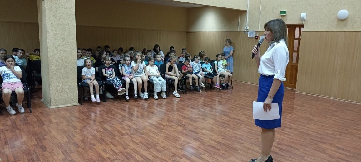 Воспитанники пришкольного лагеря Джалильской гимназии продемонстрировали знания по ПДД
