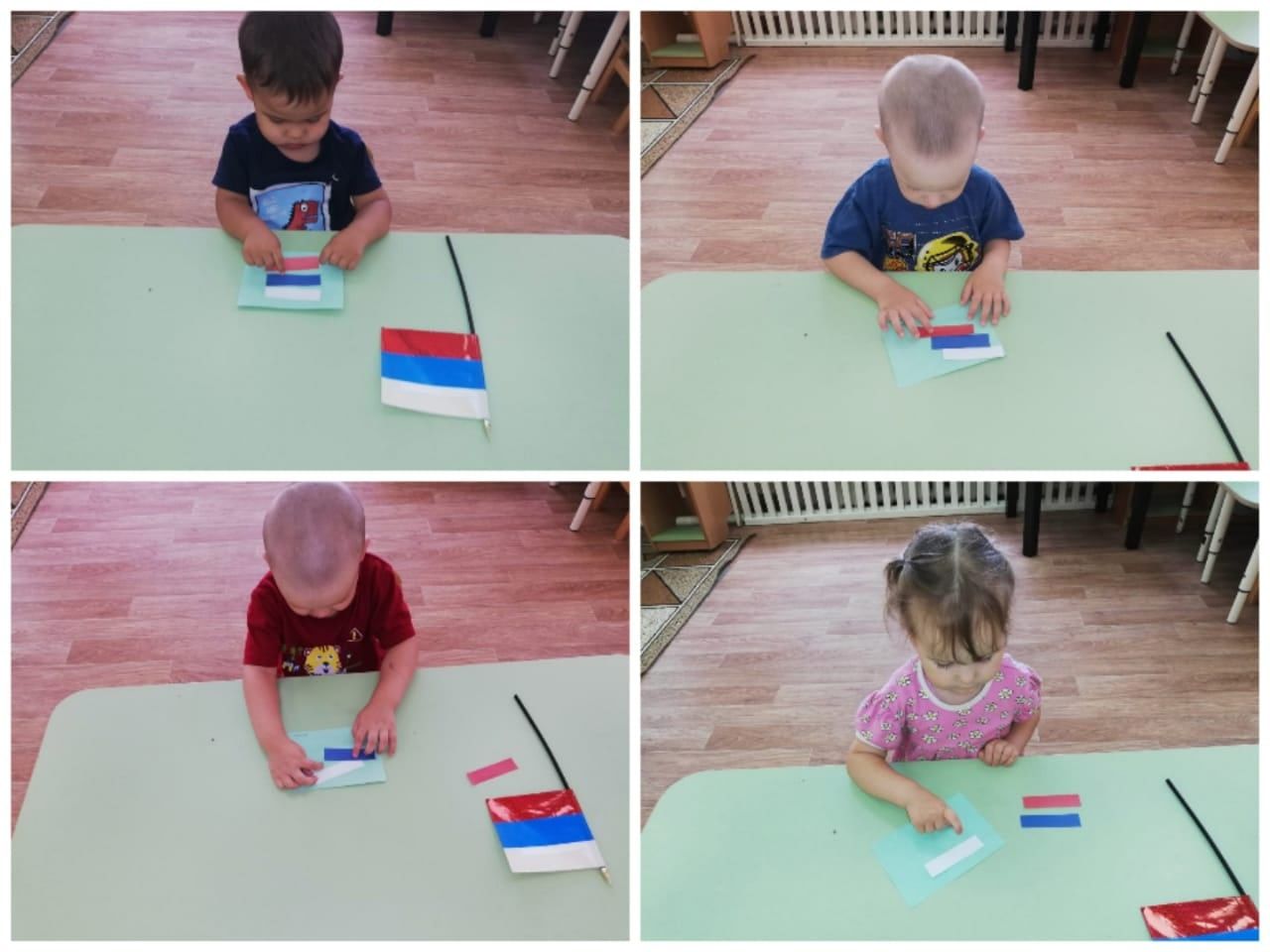 Сарман балалары Россиядә Дәүләт флагы көнен билгеләп үттеләр