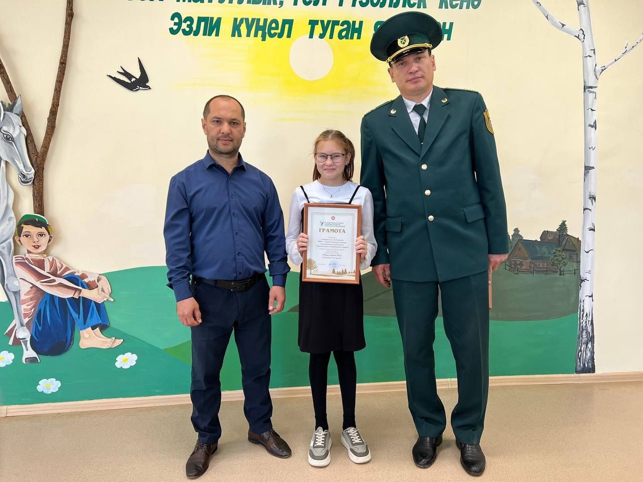 Ләшәү-Тамак мәктәбе экологик десантлар бәйгесендә призлы урын алды