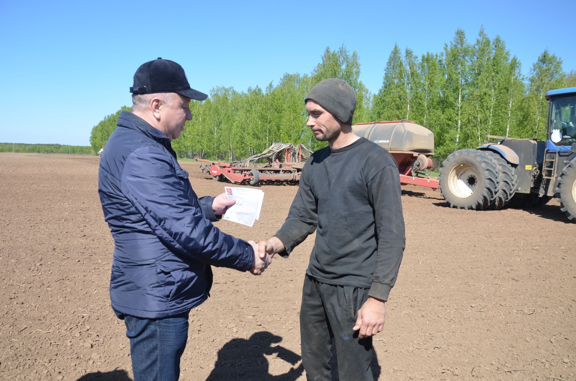 В районе наградили передовиков посева