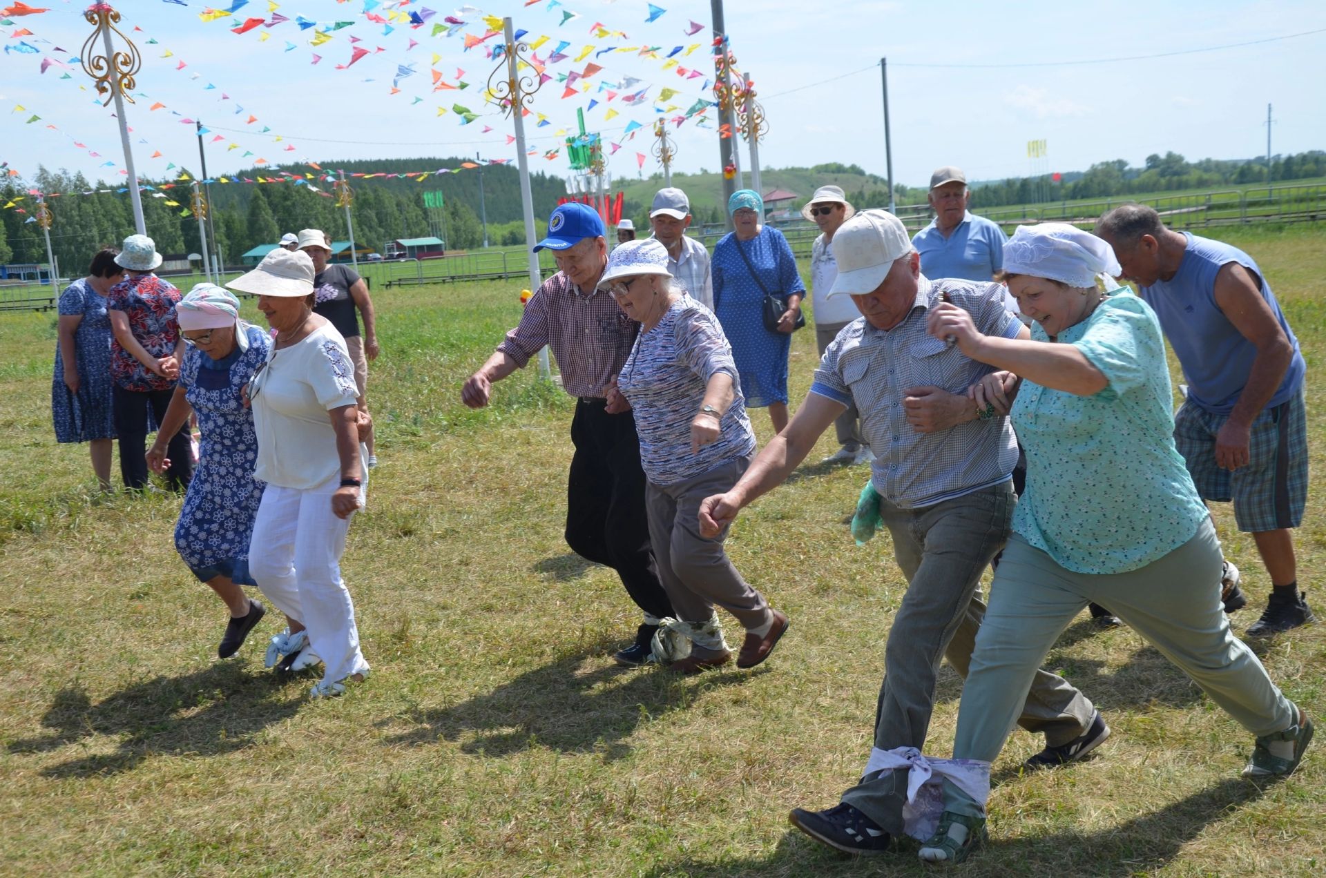 Районда Өлкәннәр Сабан туе узды