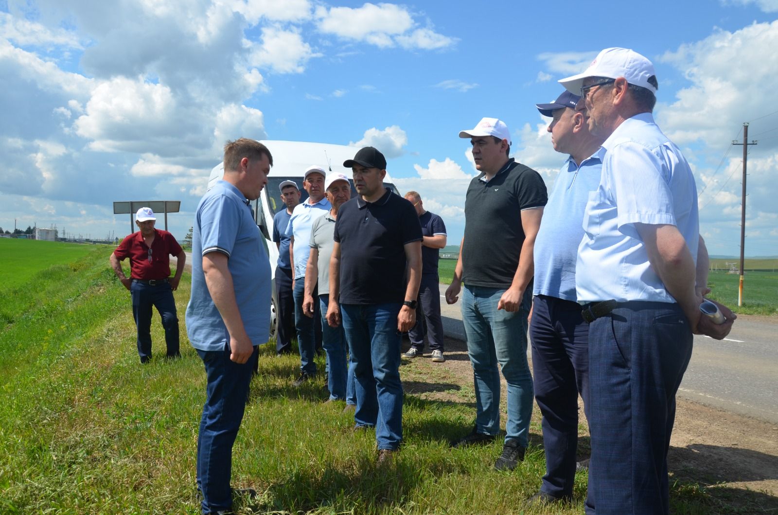 Посевы в районе получили оценку