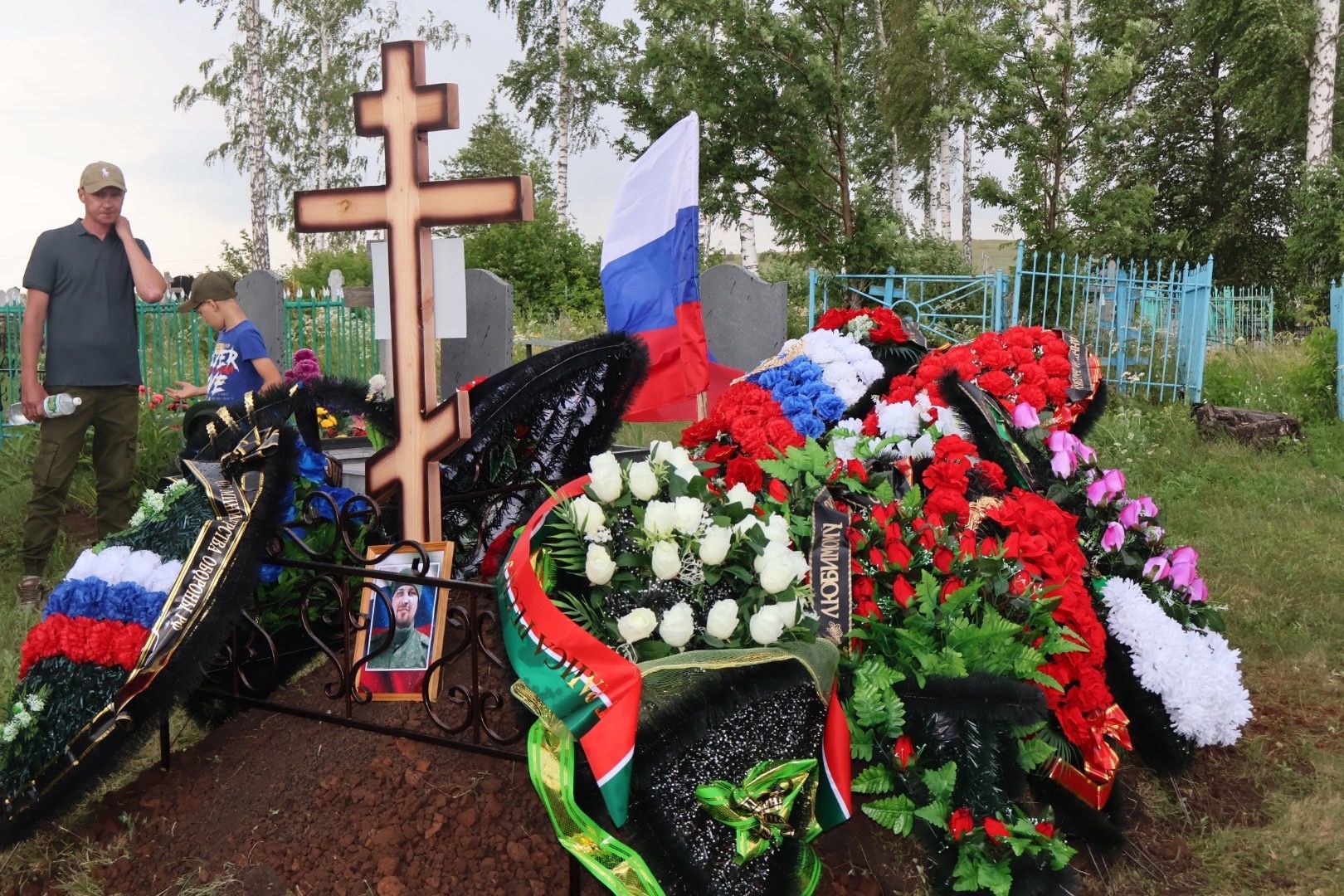 В Джалиле проводили в последний путь участника СВО