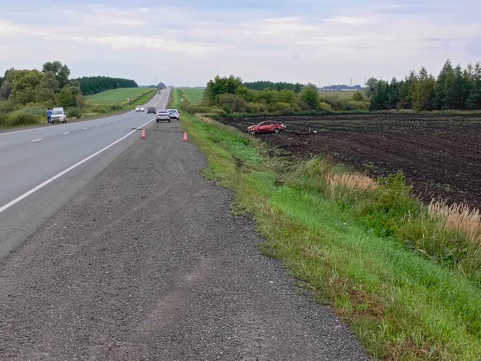 В Сармановском районе произошло ДТП  20 августа на 39 километре автодороги