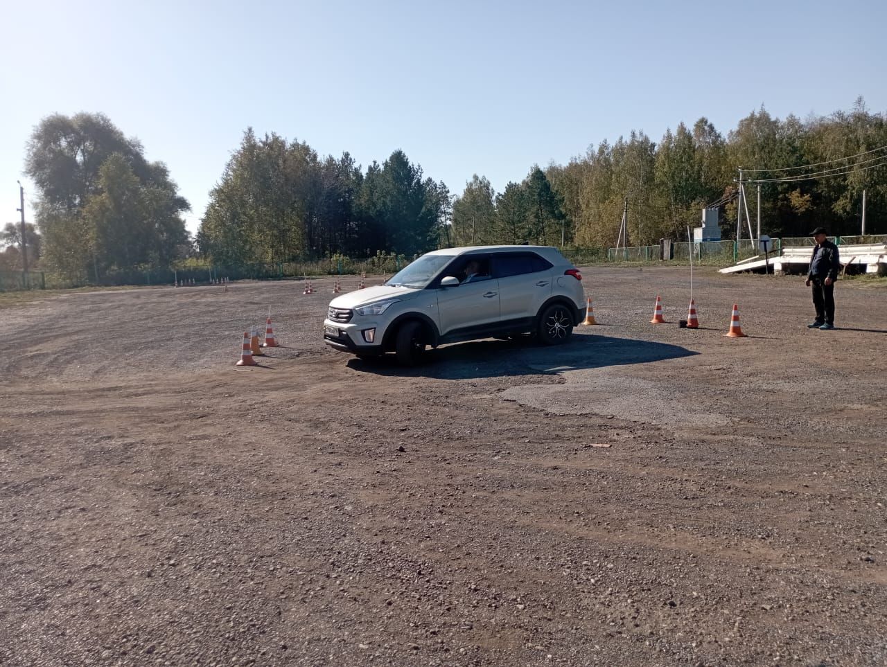 Пожилые района приняли участие в конкурсе водительского мастерства