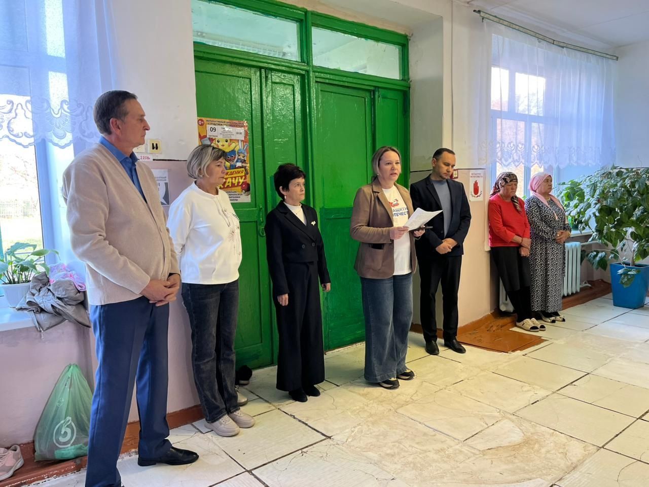 В Иляксазской школе открыли Парту Героя