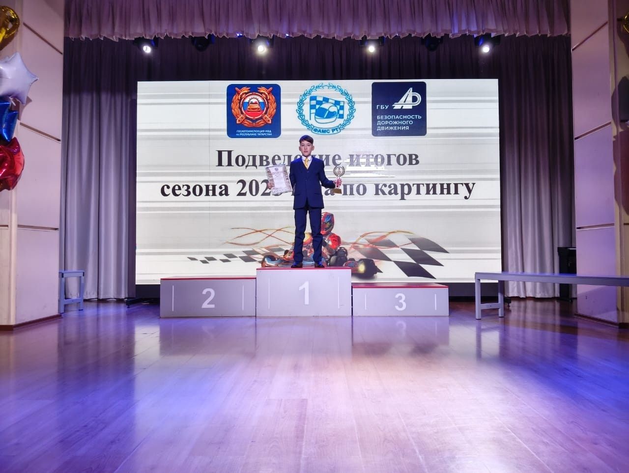 Сармановские картингисты на пьедестале Татарстана
