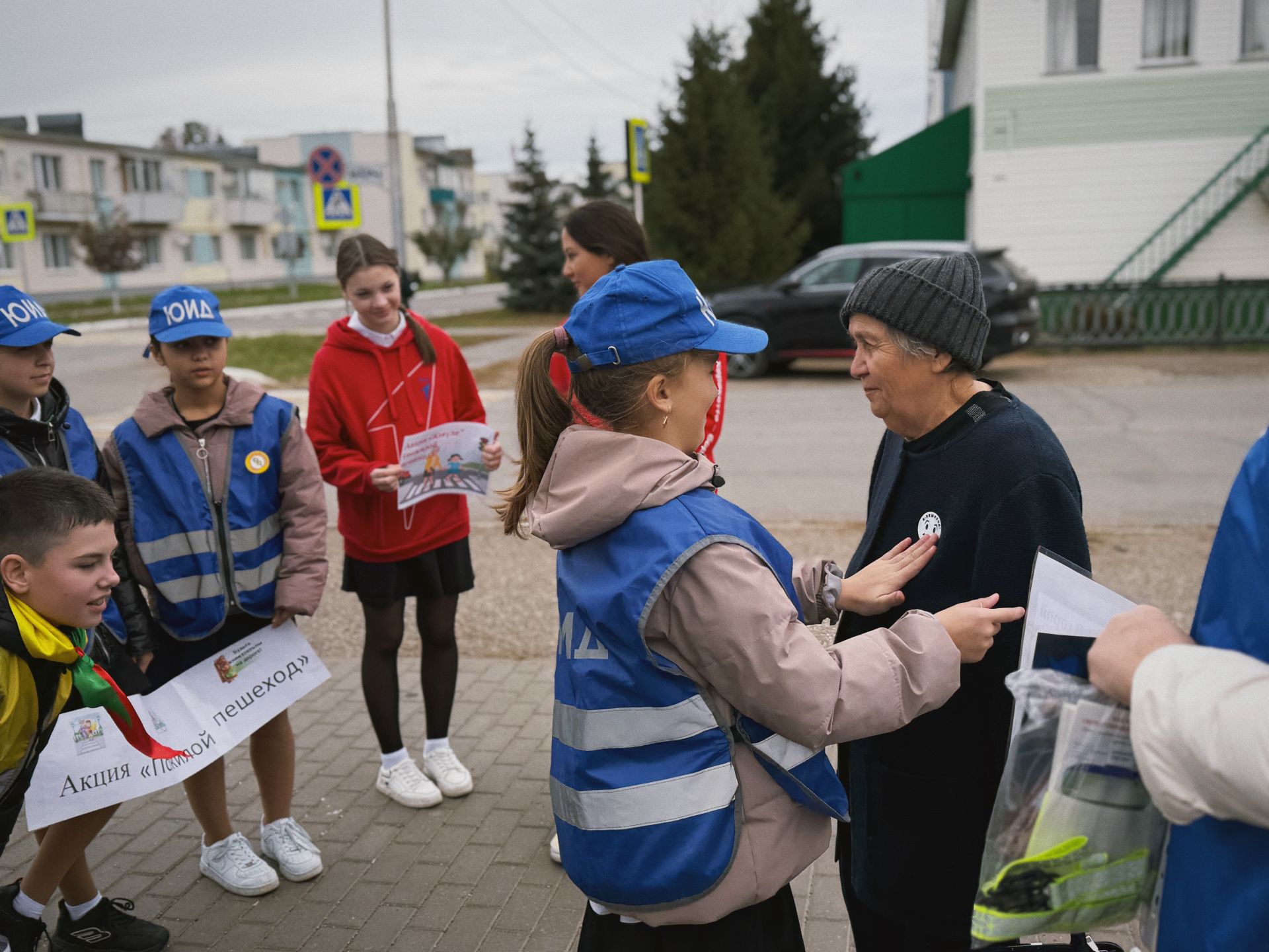 В Сарманово состоялась акция «Пожилой пешеход»