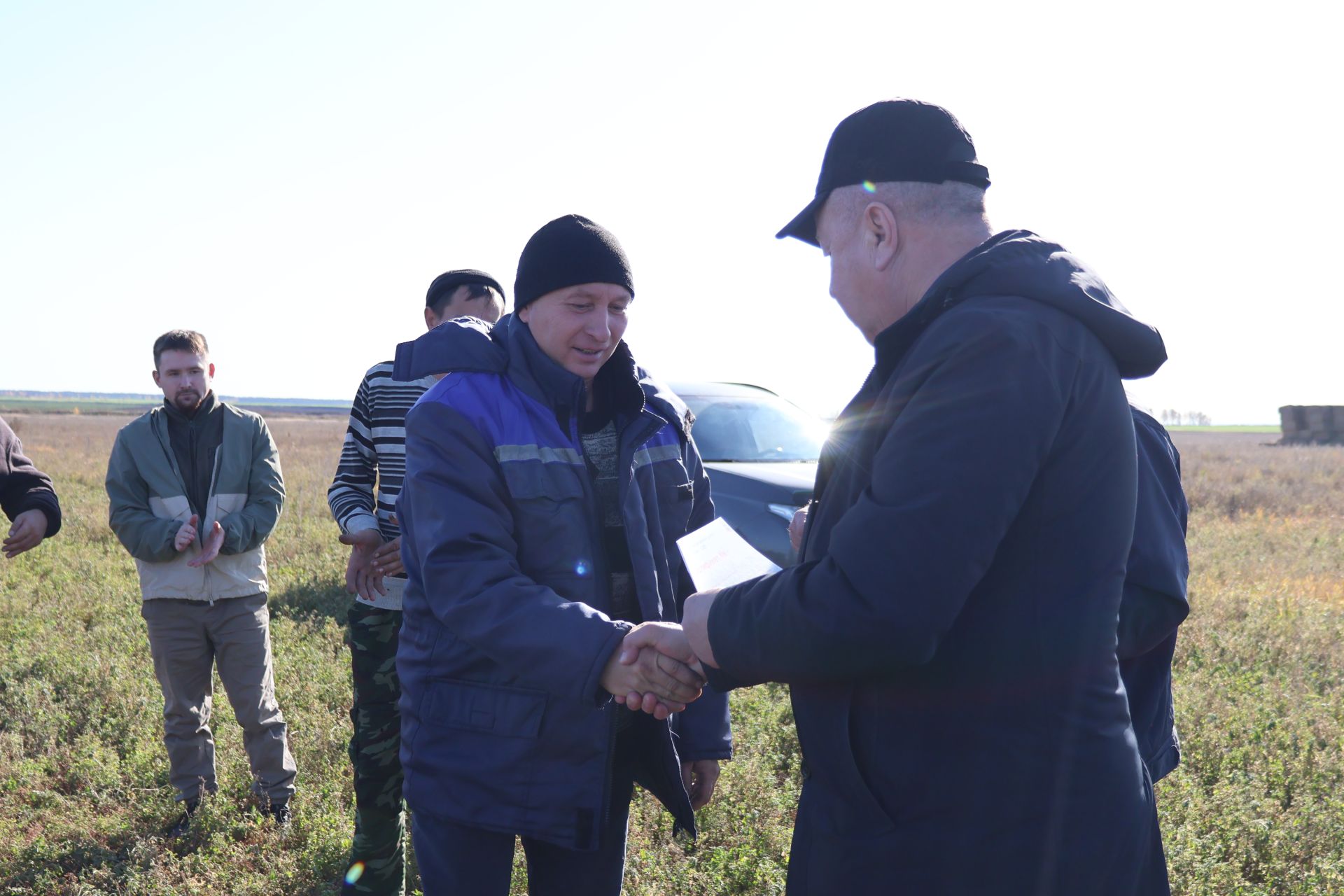 В районе определили передовиков уборки