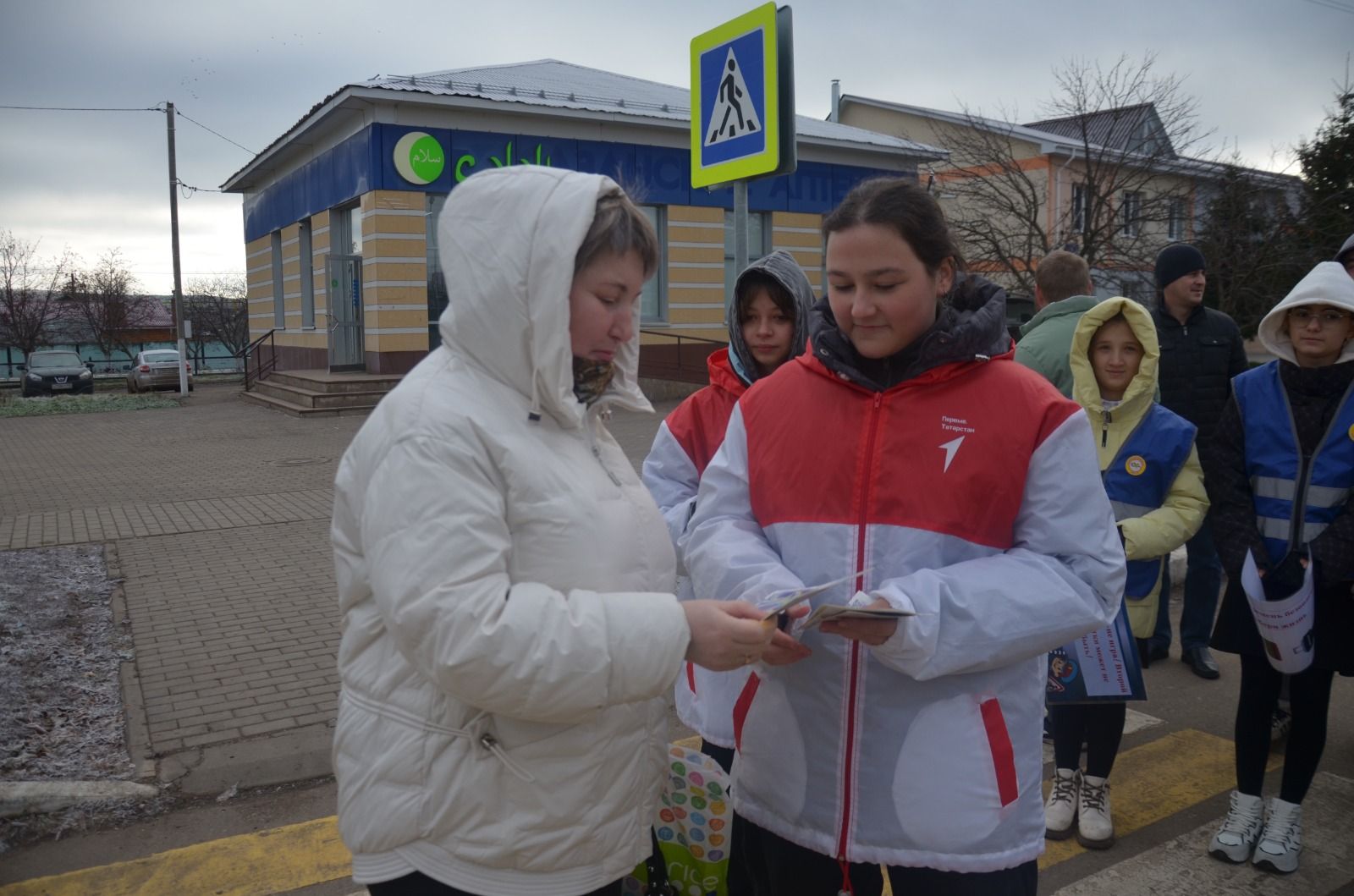 В Сарманово состоялась акция ко Дню памяти жертв ДТП