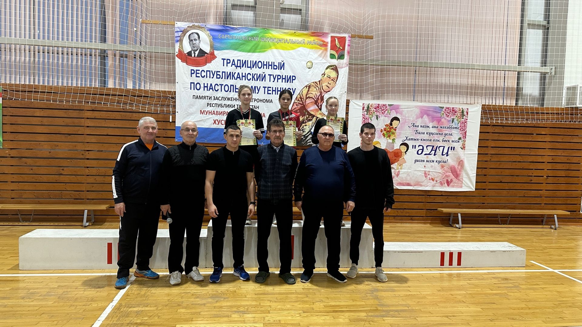 Определены победители районного этапа теннисного турнира