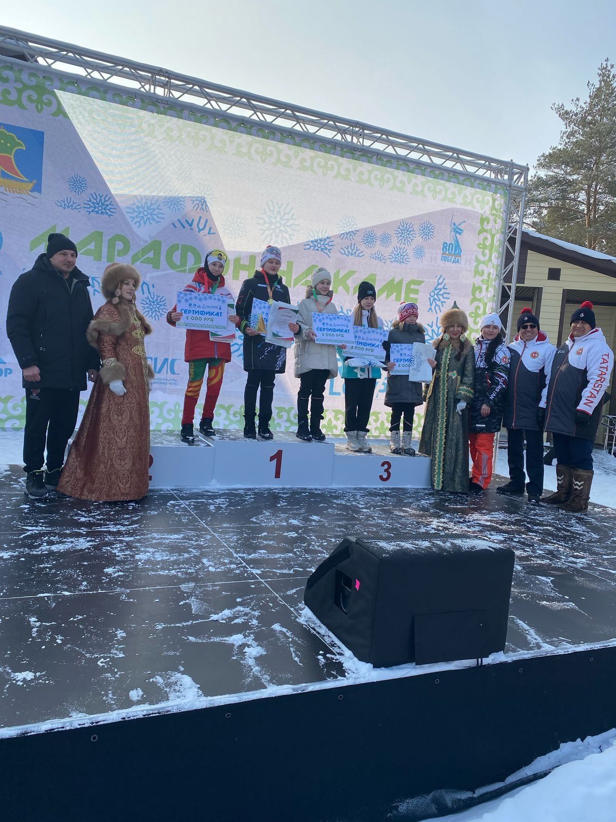 Воспитанница СШ «Старт» стала призером Камского лыжного марафона