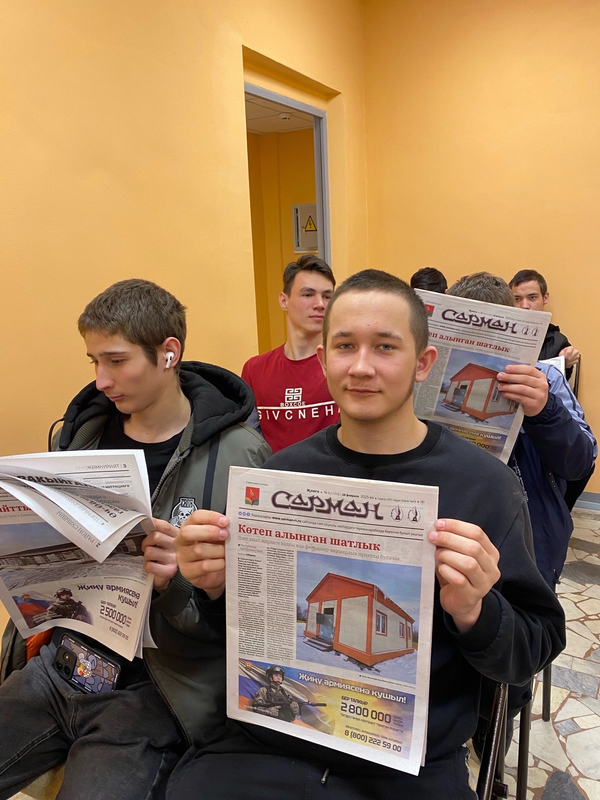 Район архивында “Сарман” газетасы белән бергә тарих саклана
