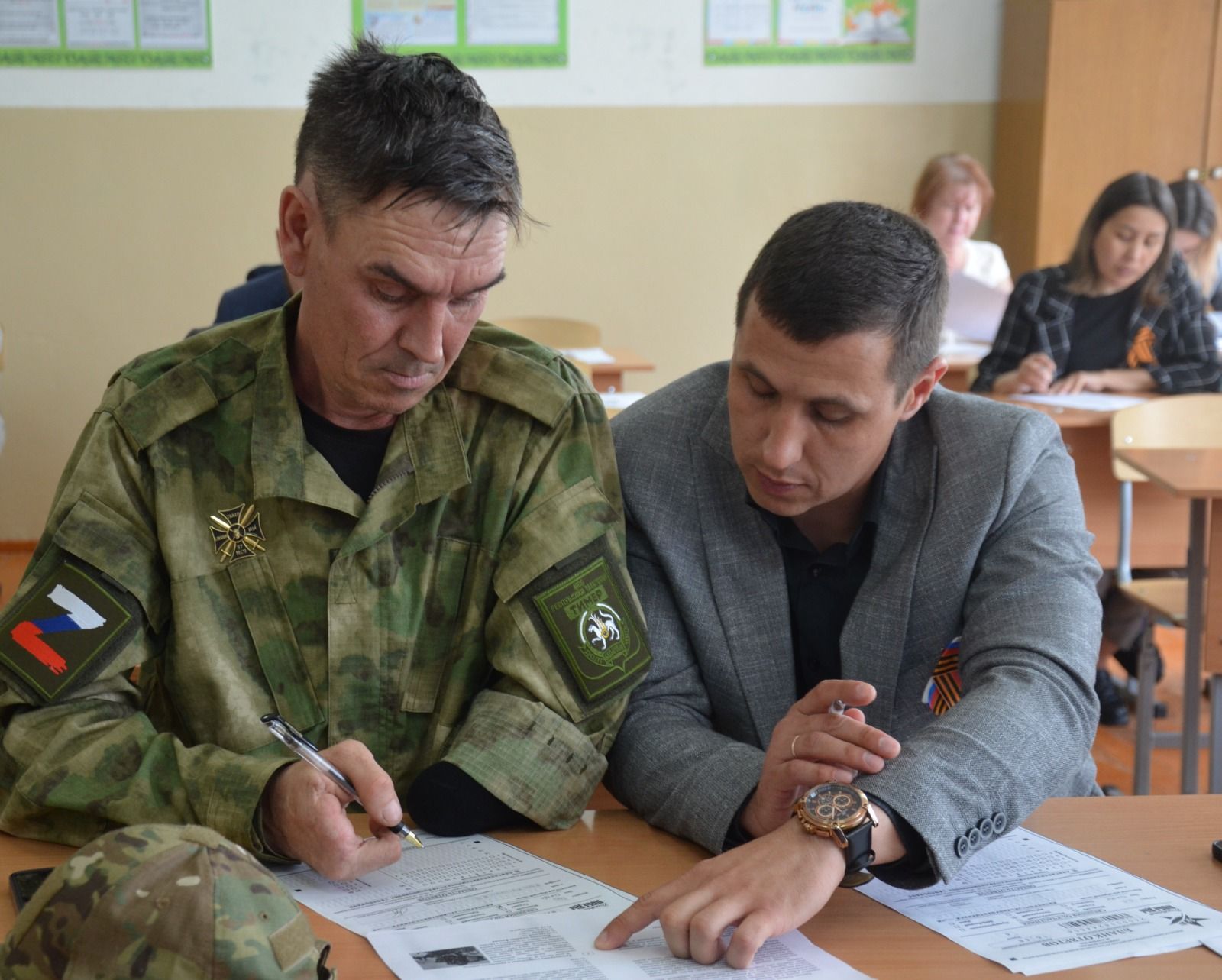 В Сармановской средней школе написали «Диктант Победы»