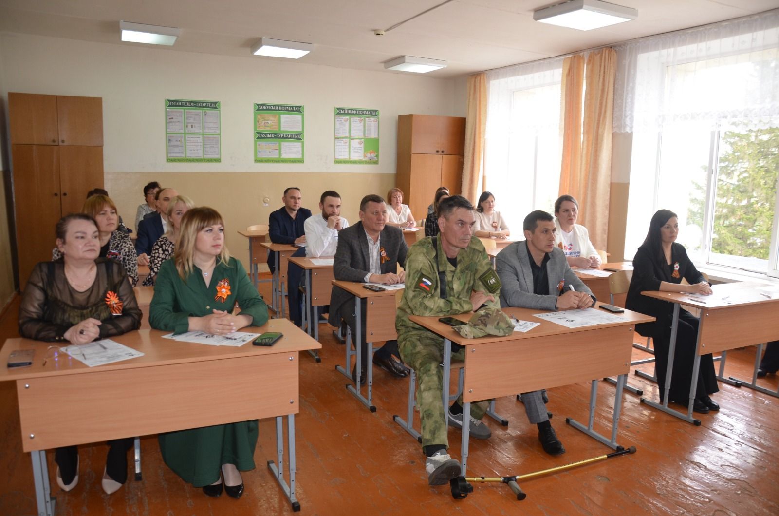 В Сармановской средней школе написали «Диктант Победы»