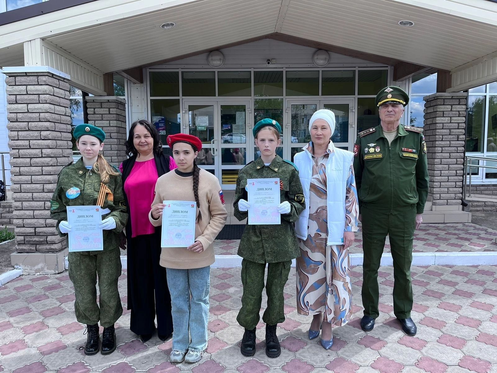 В Сарманово состоялся военно-патриотический смотр к 80-летию Великой Победы