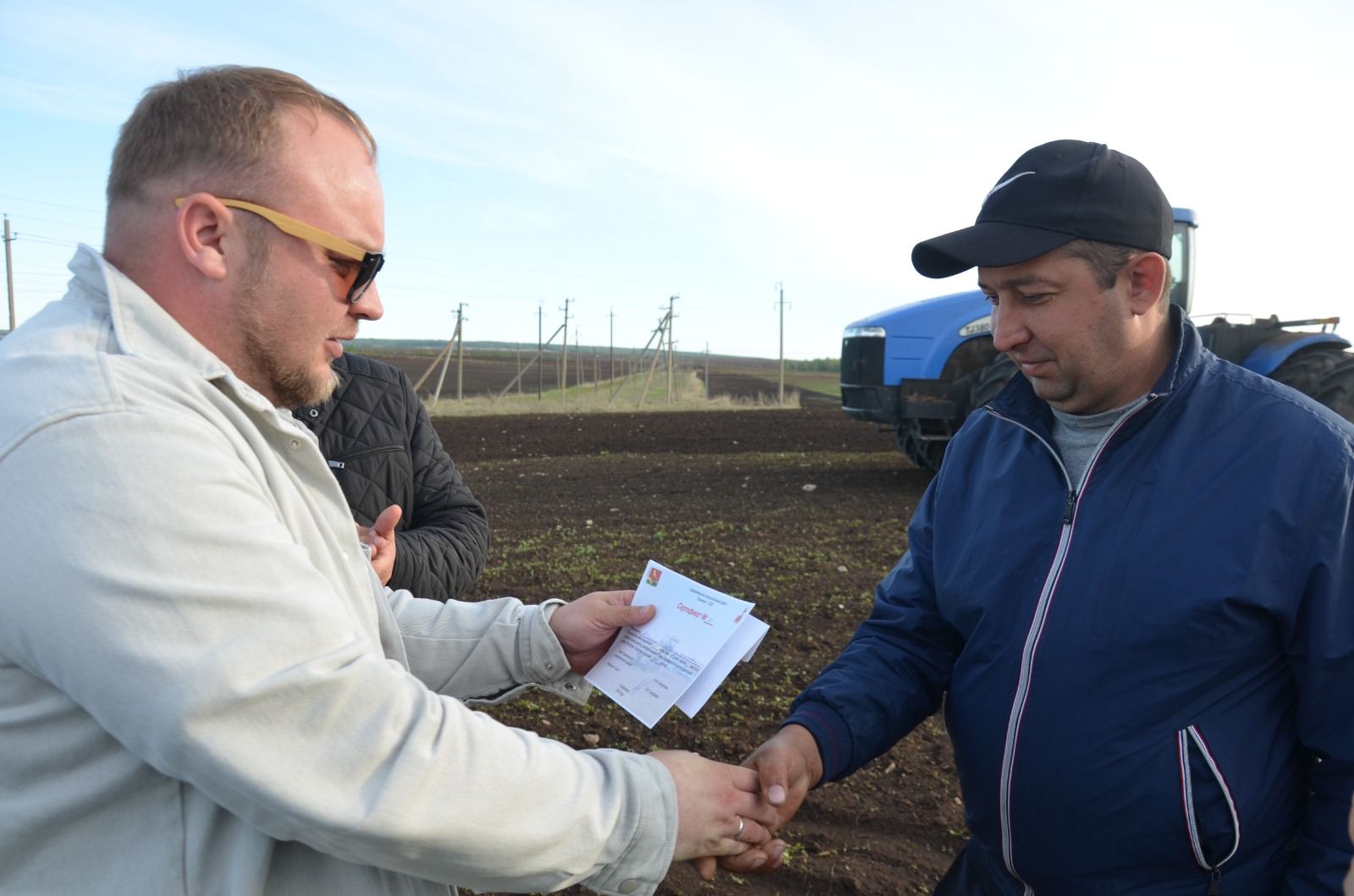 В районе наградили передовиков посева